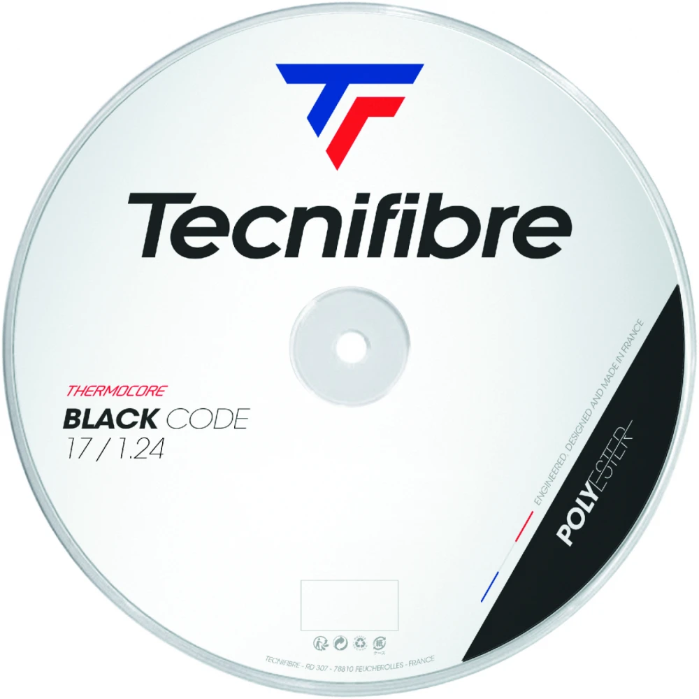 Tecnifibre Black Code 17g Tennis String (Reel) 3 Tecnifibre Black Code 17g Tennis String (Reel)