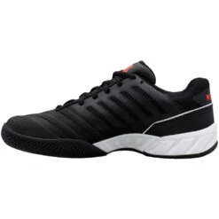 K-Swiss Men’s Bigshot Light 4 Tennis Shoes (Black/White/Poppy Red) -Tennis Equip Shop 06989 043 inside 1000 1000