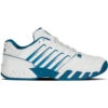 K-Swiss Men’s Bigshot Light 4 Tennis Shoes (Brilliant White/Celestial/Scuba Blue) -Tennis Equip Shop 06989 126 a 1000 1000