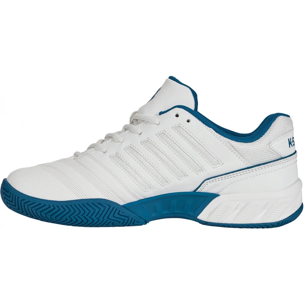 K-Swiss Men’s Bigshot Light 4 Tennis Shoes (Brilliant White/Celestial/Scuba Blue) 4 K-Swiss Men’s Bigshot Light 4 Tennis Shoes (Brilliant White/Celestial/Scuba Blue) - Image 2