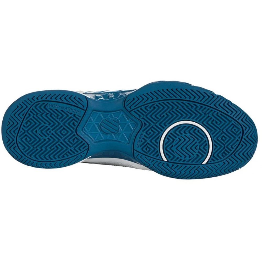 K-Swiss Men’s Bigshot Light 4 Tennis Shoes (Brilliant White/Celestial/Scuba Blue) 5 K-Swiss Men’s Bigshot Light 4 Tennis Shoes (Brilliant White/Celestial/Scuba Blue) - Image 3