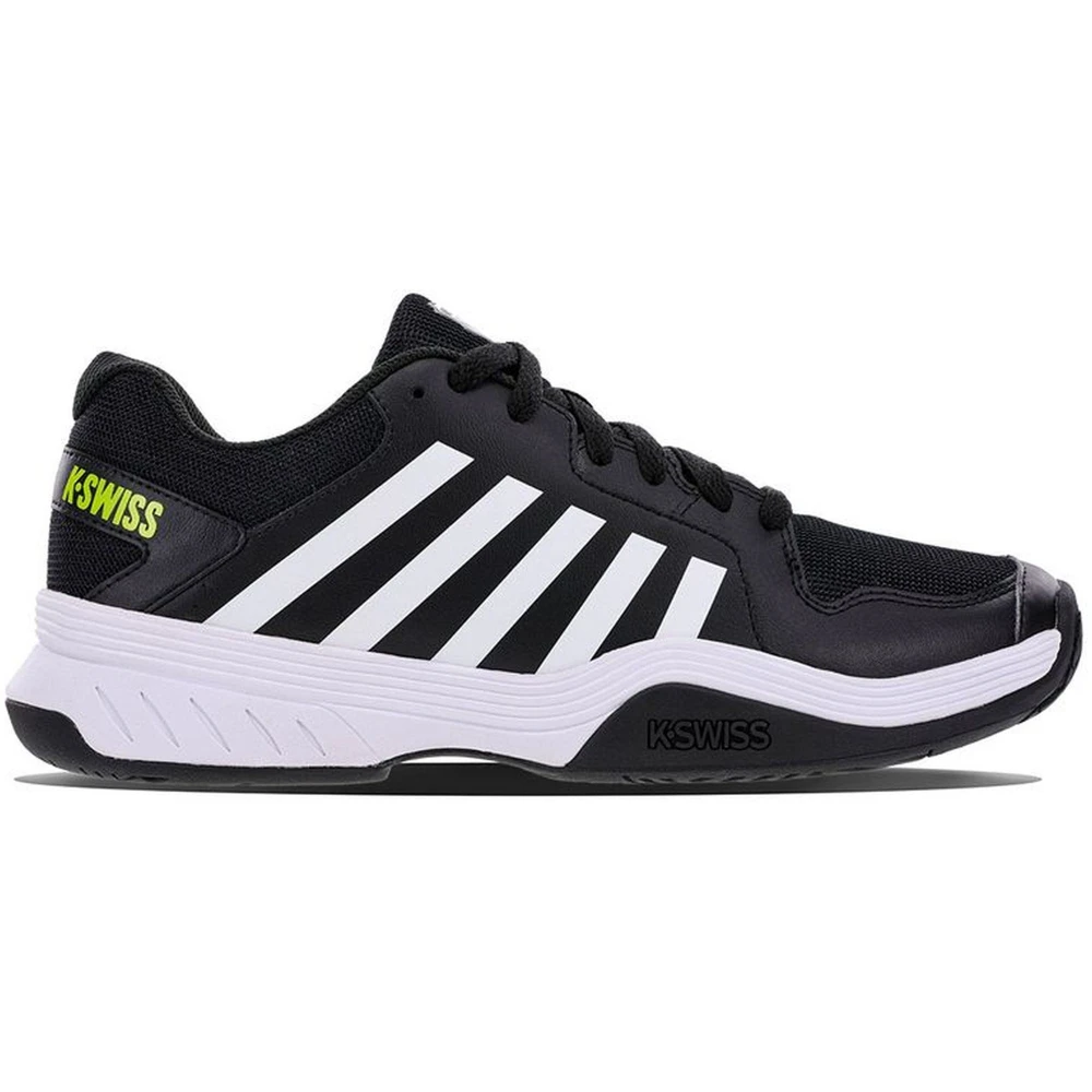 K-Swiss Men’s Court Express Pickleball Shoes (Black/White/Evening Primrose)