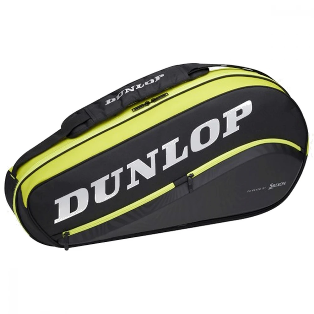 Dunlop SX Performance 3 Racquet Thermo Tennis Bag (Black/Yellow) 3 Dunlop SX Performance 3 Racquet Thermo Tennis Bag (Black/Yellow)