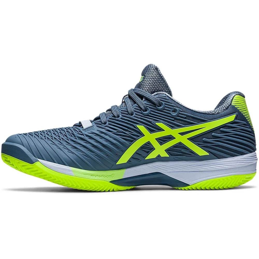 Asics Men’s Solution Speed FF 2 Clay Court Tennis Shoes (Steel Blue/Hazard Green) 4 Asics Men’s Solution Speed FF 2 Clay Court Tennis Shoes (Steel Blue/Hazard Green) - Image 2