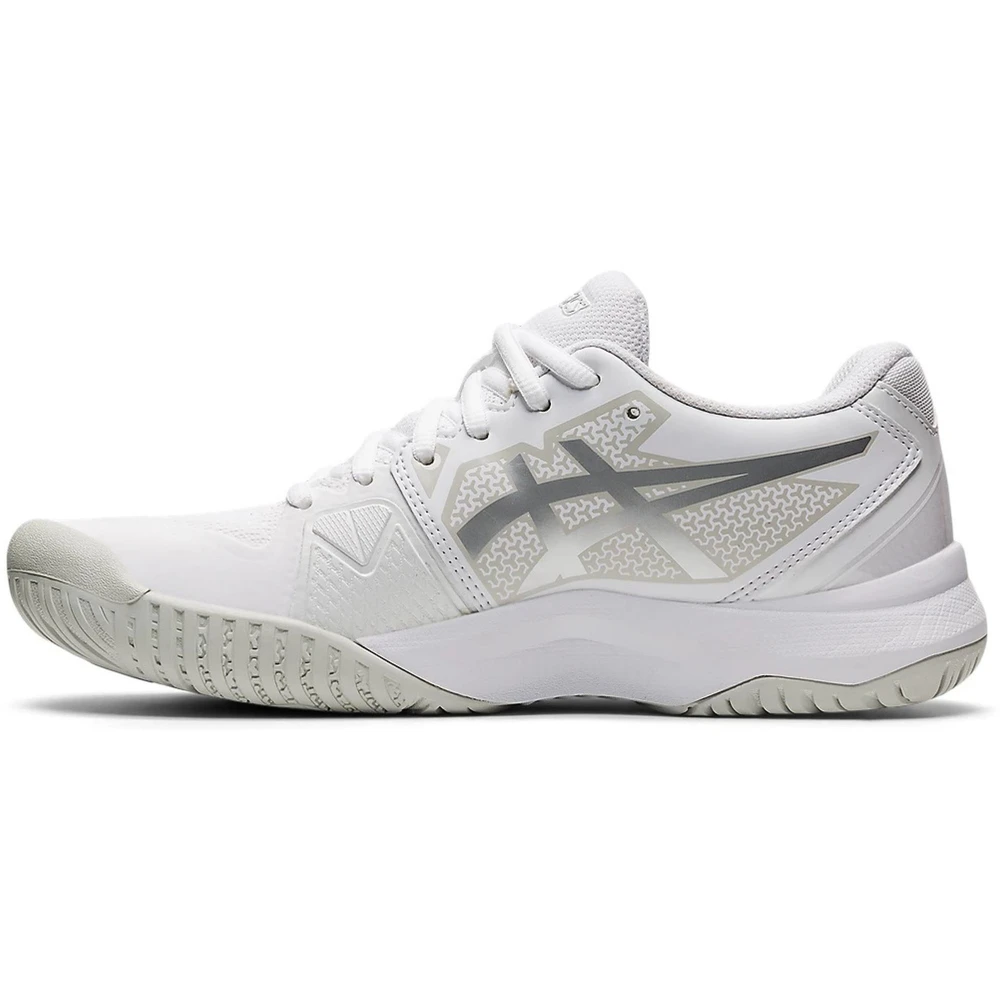 Asics Women’s Gel Challenger 13 Tennis Shoes (White/Pure Silver) 4 Asics Women’s Gel Challenger 13 Tennis Shoes (White/Pure Silver) - Image 2