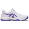 Asics Women’s Gel Dedicate 7 Tennis Shoes (White/Amethyst) -Tennis Equip Shop 1042A167 104 Asics Womens Gel Dedicate 7 Tennis Shoes WhiteAmethyst a 1000 1000