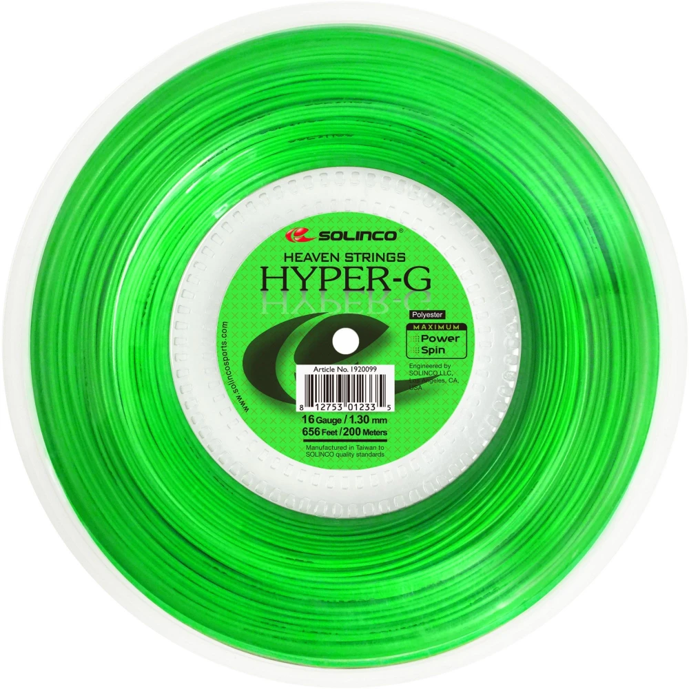 Solinco Hyper-G 20g Tennis String (Reel) 3 Solinco Hyper-G 20g Tennis String (Reel)