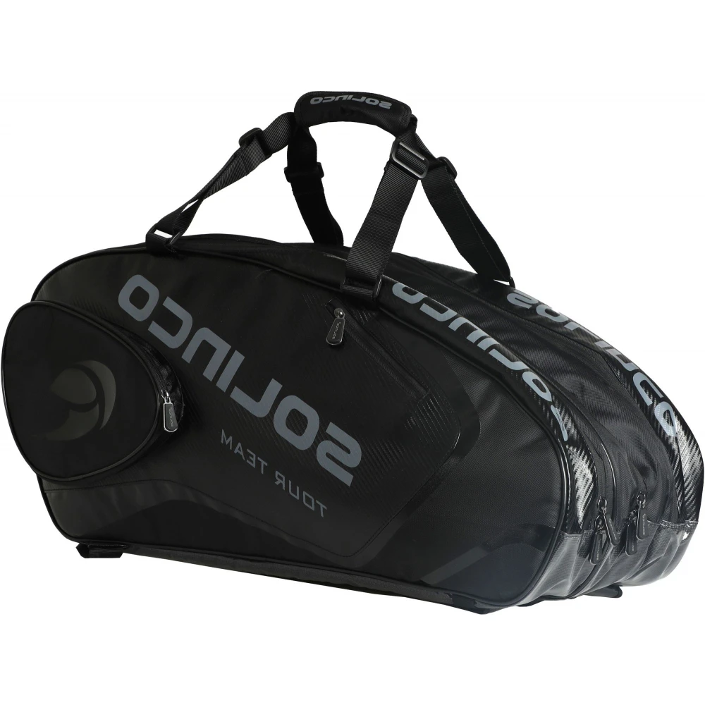 Solinco Tour 15 Pack Tennis Racquet Bag (Blackout) 3 Solinco Tour 15 Pack Tennis Racquet Bag (Blackout)