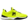 Fila Men’s Speedserve Energized Tennis Shoes (Safety Yellow/Black/White) -Tennis Equip Shop 1TM01778 702 fila mens speedserve energized tennis shoes safety yellow black white right 1000 1000