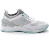 Lotto Women’s Mirage 200 Speed Tennis Shoes (White/Silver Metal 2/Blue Paradise)