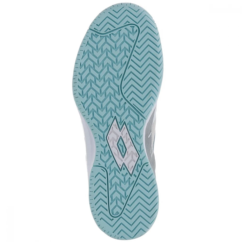 Lotto Women’s Mirage 200 Speed Tennis Shoes (White/Silver Metal 2/Blue Paradise) 5 Lotto Women’s Mirage 200 Speed Tennis Shoes (White/Silver Metal 2/Blue Paradise) - Image 3