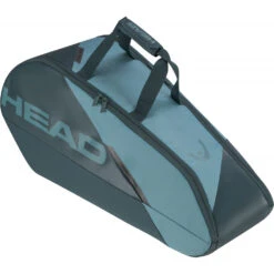 Head Tour 6R Tennis Bag (Cyan Blue) -Tennis Equip Shop 260723 CB Head Tour 6R Tennis Bag Cyan Blue b 1000 1000