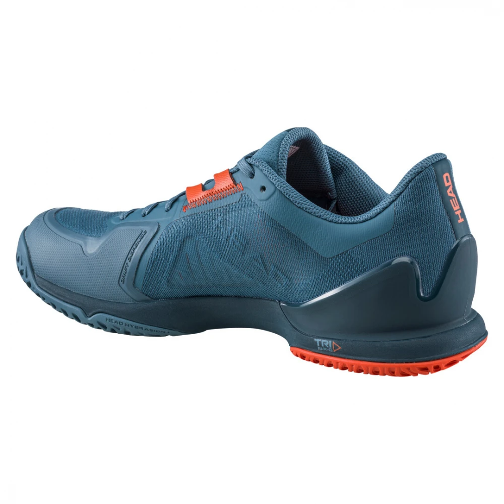 Head Men’s Sprint Pro 3.5 Tennis Shoes (Bluestone/Orange) 4 Head Men’s Sprint Pro 3.5 Tennis Shoes (Bluestone/Orange) - Image 2