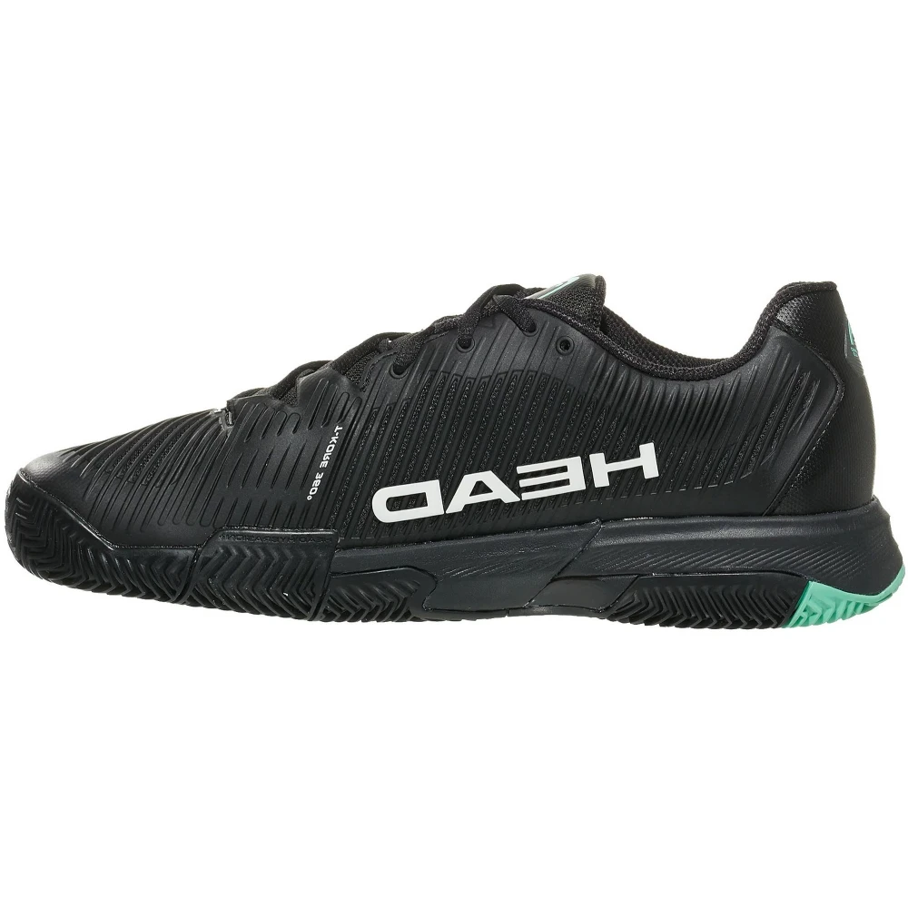 Head Men’s Revolt Pro 4.0 Clay Court Tennis Shoes (Black/Teal) 4 Head Men’s Revolt Pro 4.0 Clay Court Tennis Shoes (Black/Teal) - Image 2