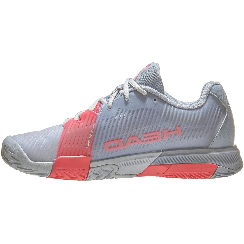 Head Women’s Revolt Pro 4.0 Tennis Shoes (Grey/Coral) 4 Head Women’s Revolt Pro 4.0 Tennis Shoes (Grey/Coral) - Image 2