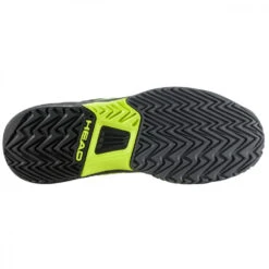 Head Junior Revolt Pro 4.0 Pickleball Shoes (Black/Yellow) -Tennis Equip Shop 275002.PICKLEBALL head revolt pro 4 0 juniors pickleball shoes black yellow sole 1000 1000