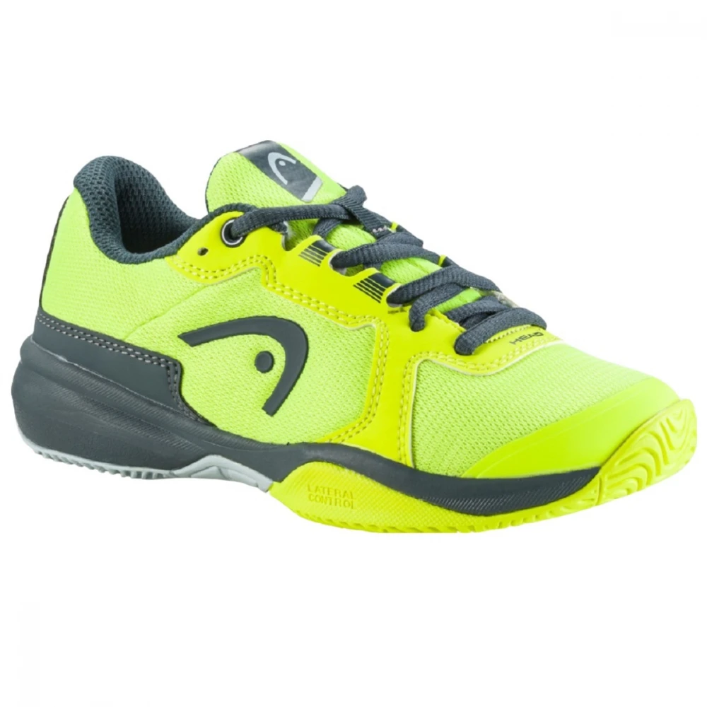 HEAD Junior Sprint 3.5 Padel Shoes (Yellow/Grey) 4 HEAD Junior Sprint 3.5 Padel Shoes (Yellow/Grey) - Image 2