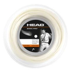 Head Sonic Pro 17g Tennis String (Reel) -Tennis Equip Shop 281128 sonic pro reel white 1000 1000 1