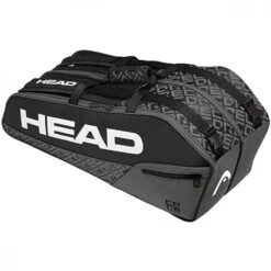 HEAD Core 6R Combi Tennis Racquet Bag (Black/Grey)