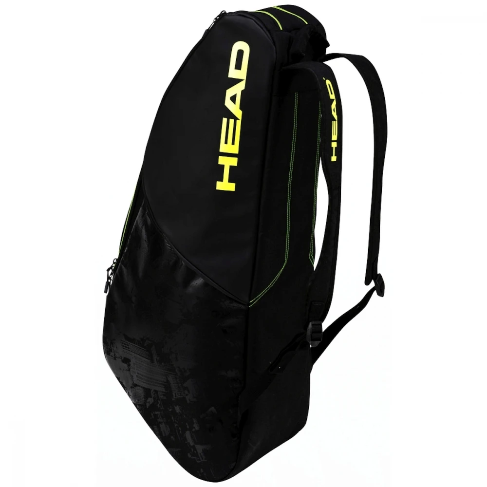 Head Extreme Nite 6R Combi Tennis Bag (Black/Neon Yellow) 4 Head Extreme Nite 6R Combi Tennis Bag (Black/Neon Yellow) - Image 2