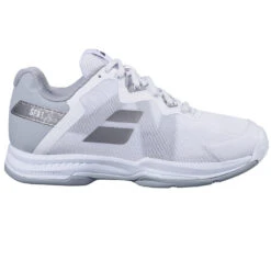 Babolat Womenâs SFX3 All Court Tennis Shoes (White/Silver)