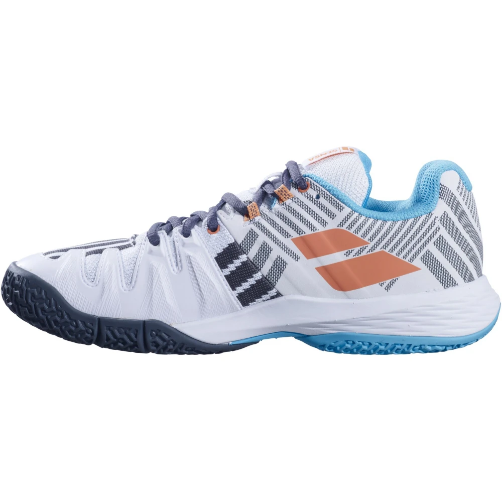 Babolat Women’s Sensa Padel Shoes (White/Canyon Sunset) 4 Babolat Women’s Sensa Padel Shoes (White/Canyon Sunset) - Image 2