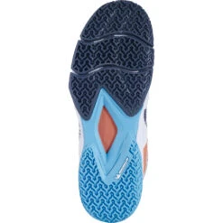 Babolat Women’s Sensa Padel Shoes (White/Canyon Sunset) 7 Babolat Women’s Sensa Padel Shoes (White/Canyon Sunset) -Tennis Equip Shop 31S23757 1085 Babolat Womens Sensa Padel Shoes WhiteCanyon Sunset c 1000 1000