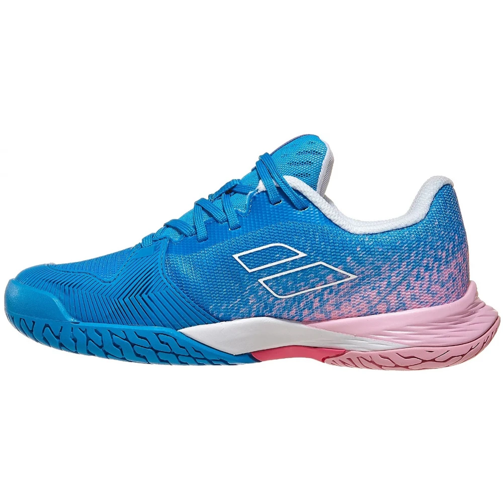 Babolat Junior Girls Jet Mach 3 All Court Tennis Shoes (French Blue) - Image 2