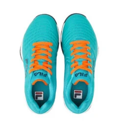 Fila Women’s Axilus 2 Energized Tennis Shoes (Ceramic/Vibrant Orange/Maritime Blue) -Tennis Equip Shop 5TM01736 441 Fila Womens Axilus 2 Energized Tennis Shoes Ceramic Vibrant Orange Maritime Blue Top2 1000 1000