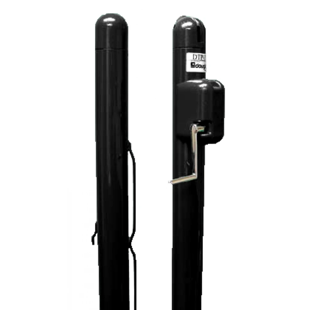 Douglas DTP-37 Black Tennis Post W/ Internal Wind 3 Douglas DTP-37 Black Tennis Post W/ Internal Wind