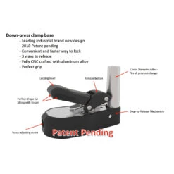 Tourna 700-ES Electric Stringing Machine -Tennis Equip Shop 700 ES downpressedclamp1 1000 1000