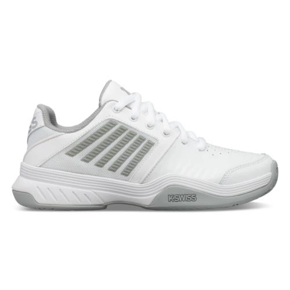 K-Swiss Women’s Court Express Sneaker (White/Highrise/Silver) 3 K-Swiss Women’s Court Express Sneaker (White/Highrise/Silver)