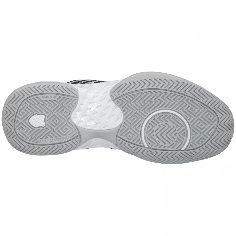 K-Swiss Women’s Hypercourt Supreme Tennis Shoes, Black/White/High-Rise 5 K-Swiss Women’s Hypercourt Supreme Tennis Shoes, Black/White/High-Rise - Image 3