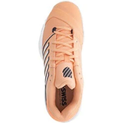 K-Swiss Women’s Bigshot Light 4 Tennis Shoes (Peach Nectar/Greystone/White) -Tennis Equip Shop 96989 583 K Swiss Womens Bigshot Light 4 Tennis Shoes Peach Nectar Greystone White s 1000 1000