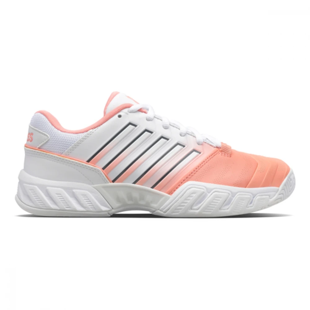 K-Swiss Women’s Bigshot Light 4 Tennis Shoes (Peach Amber/White/Asphalt) 3 K-Swiss Women’s Bigshot Light 4 Tennis Shoes (Peach Amber/White/Asphalt)