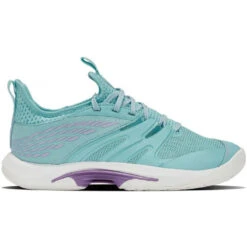 K-Swiss Women’s SpeedTrac Tennis Shoes (Angel Blue/Brilliant White/Sheer Lilac)