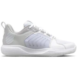 K-Swiss Men’s Ultrashot Team Tennis Shoes (White/Lunarock/Silver)