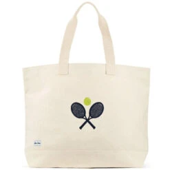 Ame & Lulu Country Club Tennis Tote (Crossed Racquets)