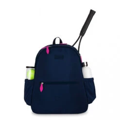 Ame & Lulu Courtside Tennis Backpack 2.0 (Navy/Pink)