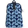 Ame & Lulu Drop Shot Pickleball Backpack (Blue Shibori) -Tennis Equip Shop DSPBB250 ameandlulu drop shot pickleball backpack blue shibori back 1000 1000