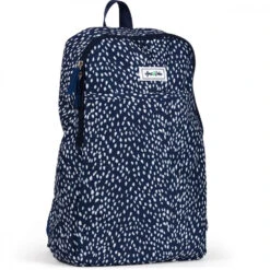 Ame & Lulu Drop Shot Pickleball Backpack (Navy Antelope) -Tennis Equip Shop DSPBB251 ameandlulu drop shot pickleball backpack navy antelope side 1000 1000