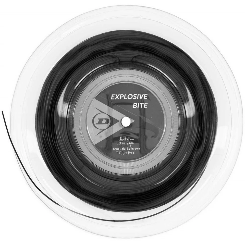 Dunlop Explosive Bite Black 16g Tennis String (Reel) 3 Dunlop Explosive Bite Black 16g Tennis String (Reel)