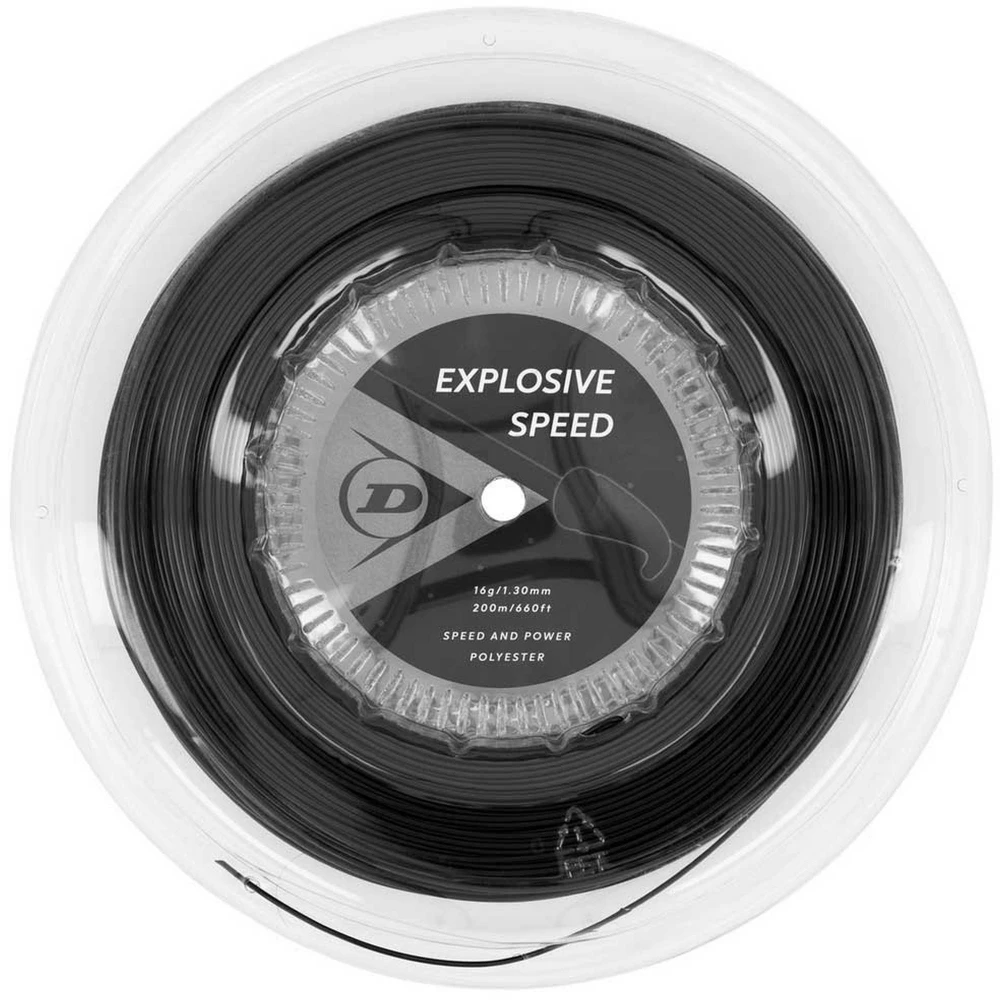 Dunlop Explosive Bite Black 17g Tennis String (Reel) 3 Dunlop Explosive Bite Black 17g Tennis String (Reel)