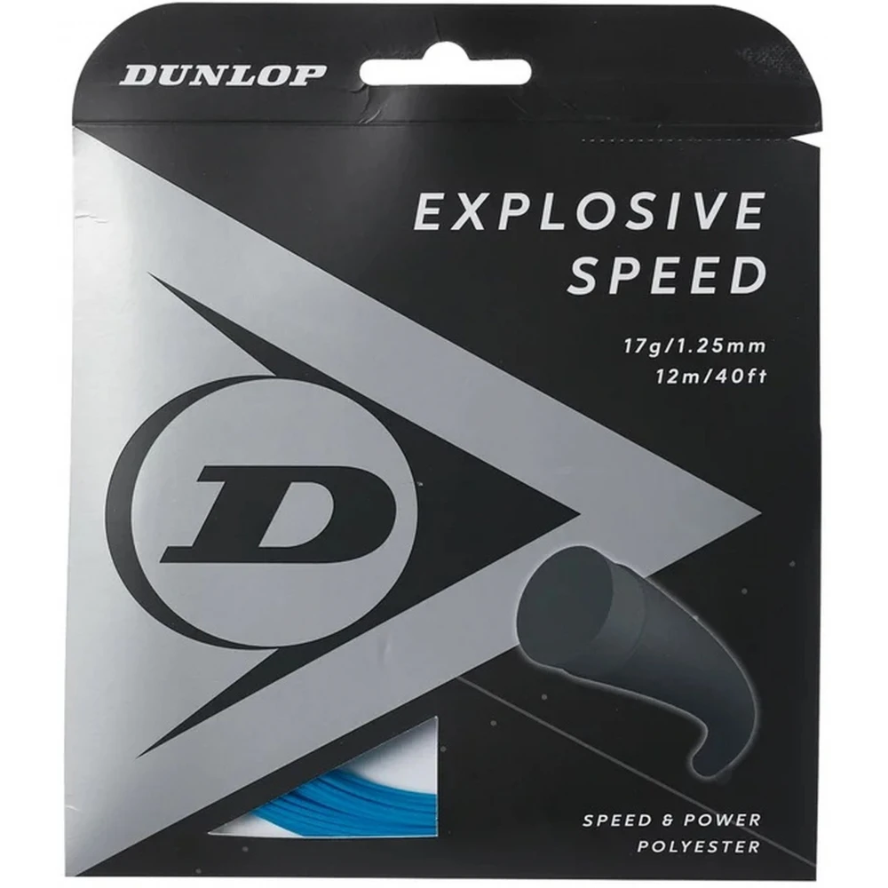 Dunlop Explosive Speed Blue 17g Tennis String (Set)