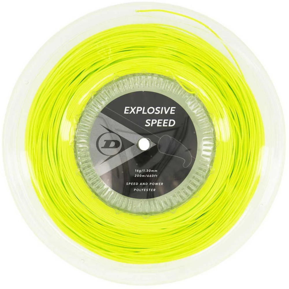 Dunlop Explosive Speed Yellow 16g Tennis String (Reel) 3 Dunlop Explosive Speed Yellow 16g Tennis String (Reel)