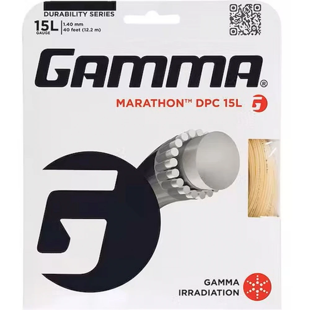 Gamma Marathon DPC 15L Tennis String (Set) 3 Gamma Marathon DPC 15L Tennis String (Set)