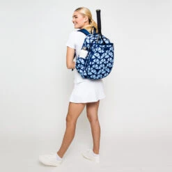 Ame & Lulu Game On Tennis Backpack (Blue Shibori) 7 Ame & Lulu Game On Tennis Backpack (Blue Shibori) -Tennis Equip Shop GTBP250 Ame Lulu Game On Tennis Backpack Blue Shibori c min 1000 1000