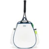 Ame & Lulu Game On Tennis Backpack (White/Navy/Green) 1 Ame & Lulu Game On Tennis Backpack (White/Navy/Green) -Tennis Equip Shop GTBP285 Ame Lulu Game On Tennis Backpack WhiteNavyGreen a 1000 1000