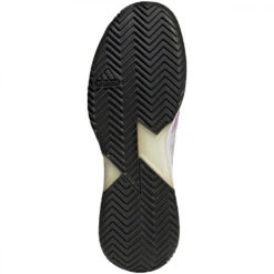 Adidas Men’s Adizero Ubersonic 4 Tennis Shoes (Crystal White/Silver Metal/Pulse Lilac) -Tennis Equip Shop HR1915 adidas mens adizero ubersonic 4 tennis shoes crystal white silver metal pulse lilac sole 1000 1000