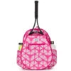 Ame & Lulu Junior Love Tennis Backpack (Bubblegum Shibori) -Tennis Equip Shop JLTBP261 ameandlulu jr love tennis backpack bubblegum shibori front 1000 1000